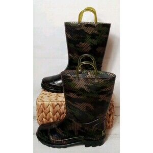 Western Chief Children's / Boys Camouflage Rain Boots Size 11/12